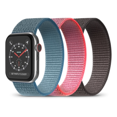 PureGear-Paquete de 3 correas PureGear con velcro para Apple Watch, 38/40/41/42 mm-imagen-0